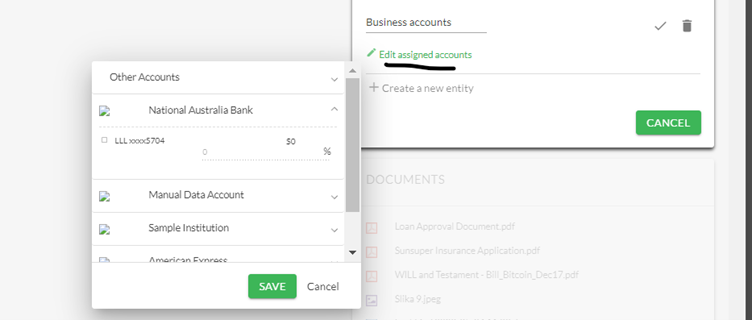 How do I create and change and Account Group Screenshot 5