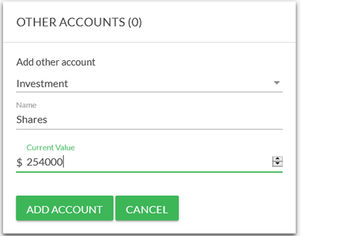 Add Other Account Set up Add Other Account Set up