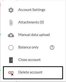 delete account delete account