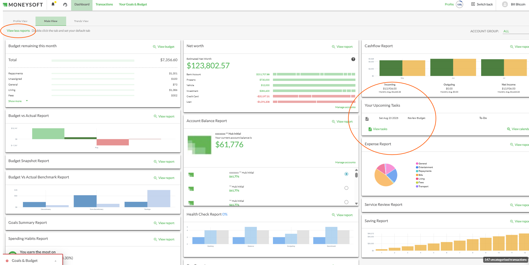 Pic 3 View client user reports