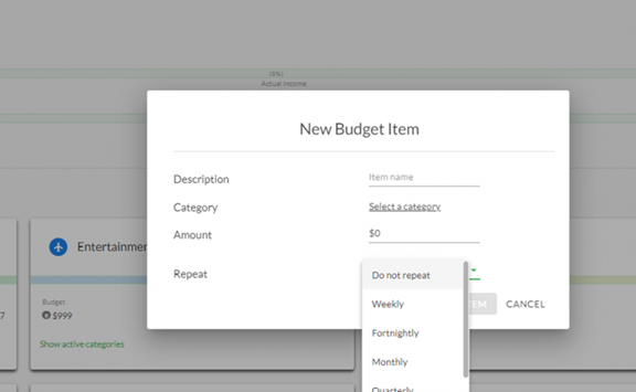 Picture2 enter details to new budget item