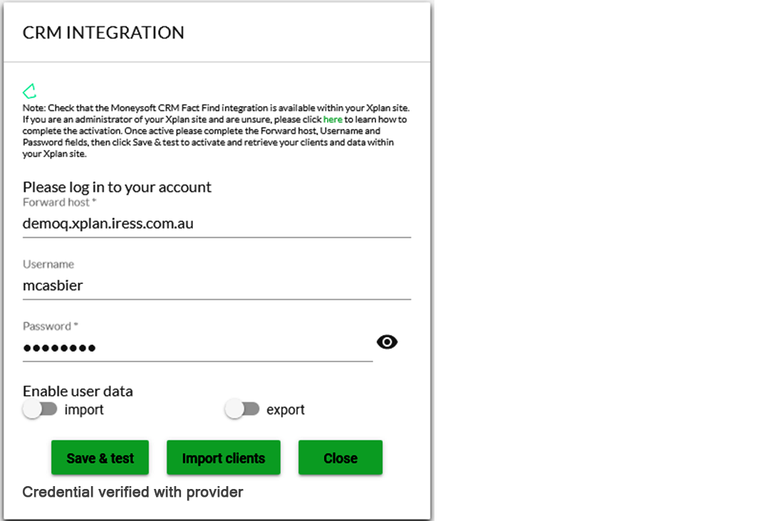 XPlan CRM Itegration Module 02