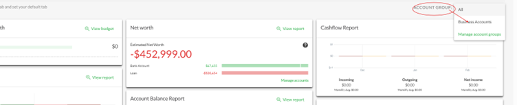 How do I create and change and Account Group Screenshot 8